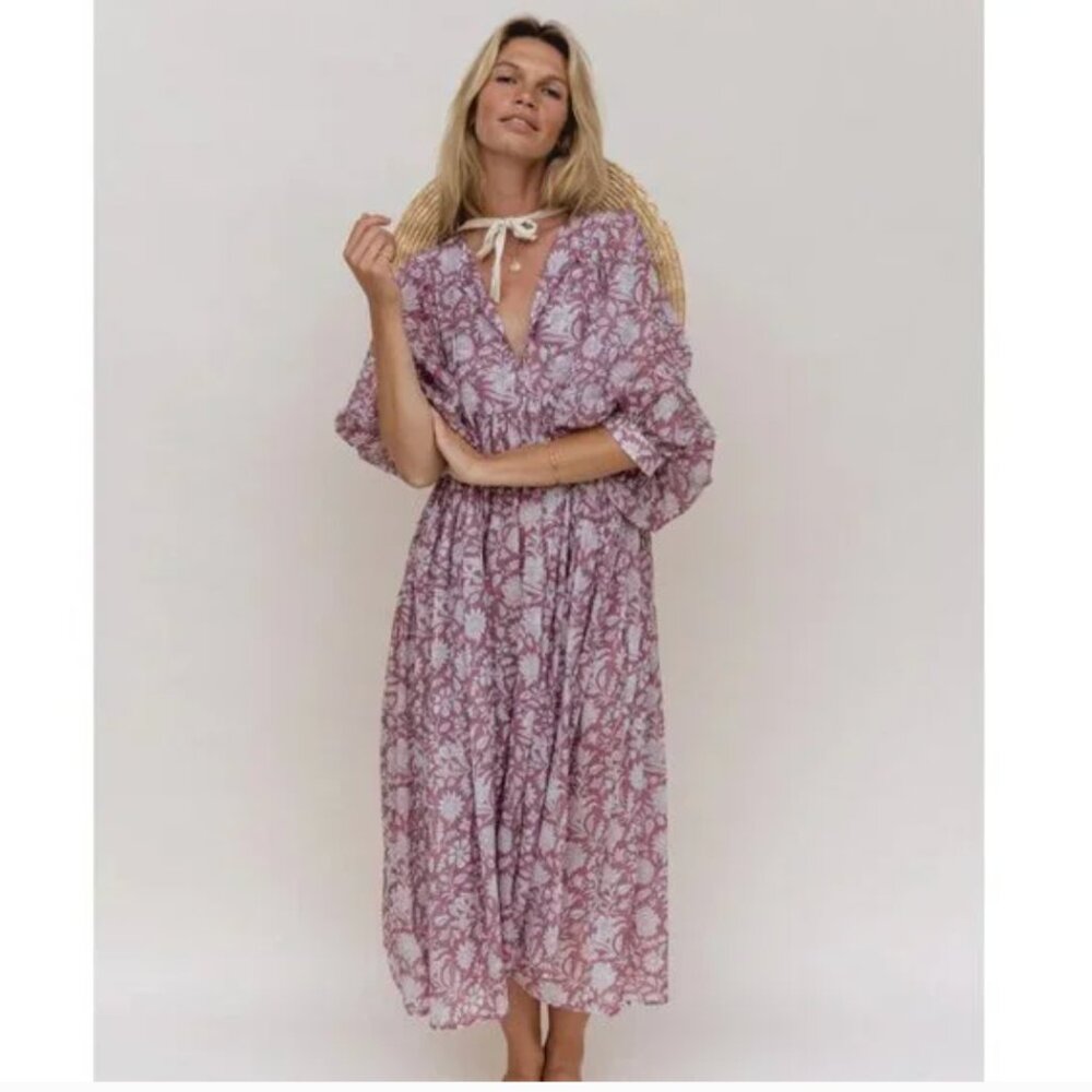 *NEW* Daughters of India Kyra Midi Dress - Musk - Size Small